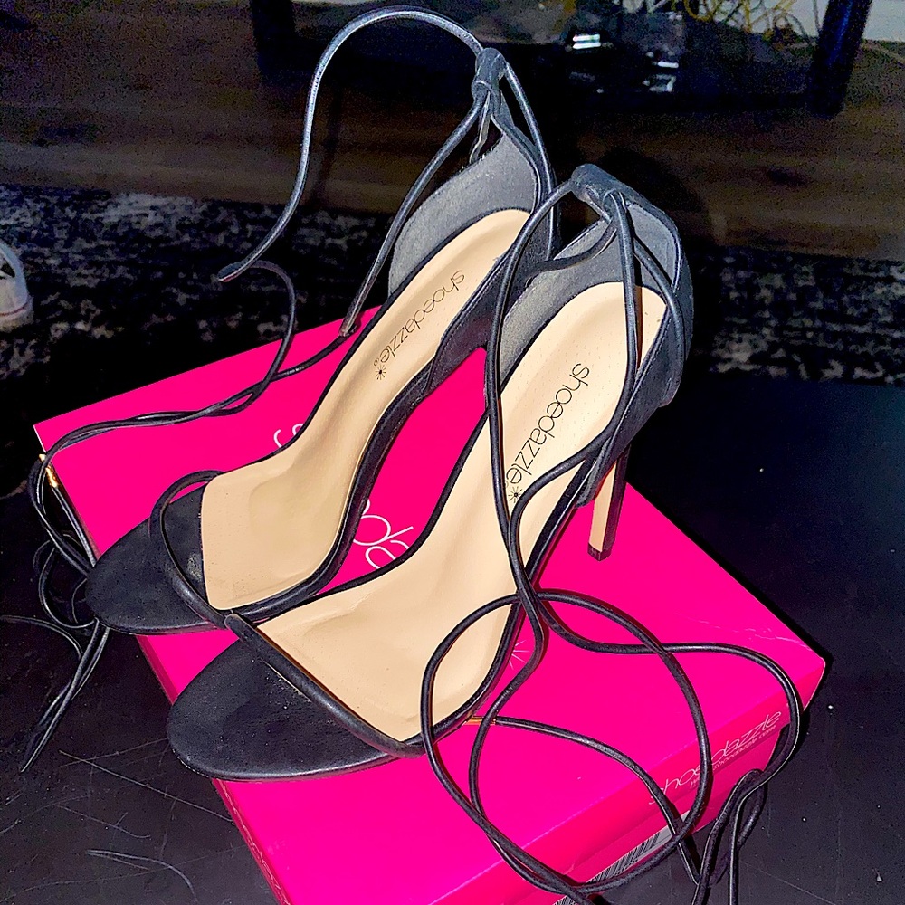 Black dress sandals, Antonya